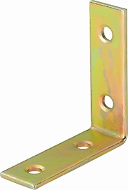 Уголок крепежный равносторонний kur LUX-TOOLS 50x15x2 мм