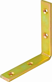 Уголок крепежный равносторонний kur LUX-TOOLS 100х100х20 мм