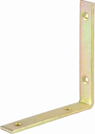 Уголок крепежный равносторонний kur LUX-TOOLS 120х120х20 мм оцинкованная сталь