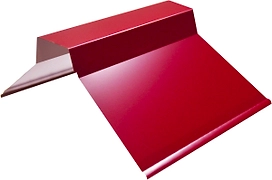 Конек с планкой Таврос красный 2000х150х150 мм