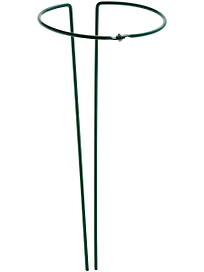 Кустодержатель круглый металл 10х35 см зеленый