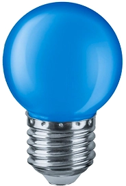 Светодиодная лампа Navigator NLL-G45-1 E 27 1 Вт синий шар