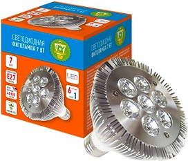 Фитолампа GARDEN SHOW светодиодная 7 Вт