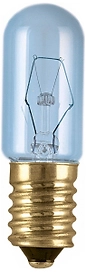 Лампа накаливания OSRAM Е14 15 Вт трубка для холодильника