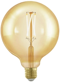 Светодиодная лампа EGLO Е27 4 Вт филаментная 320 лм 1700 К шар