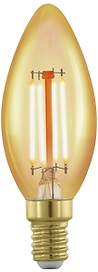 Светодиодная лампа EGLO Е14 4 Вт филаментная 320 лм 1700 К свеча