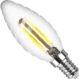 Светодиодная лампа REV Е14 5 Вт филаментная 515 лм 2700 К витая свеча
