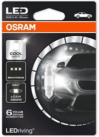 Светодиодная лампа OSRAM LEDriving PREMIUM Festoon SV8.5-8 1,40 Вт 35 лм