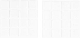 Набор круглых накладок из войлока 2 листа 22 мм