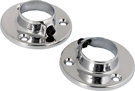 Держатель для трубы с фиксатором хром 25 мм 