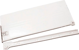 Направляющие BOYARD MB15001W/350 роликовые неполного выдвижения 150х350 мм