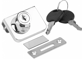 Замок мебельный BOYARD Z258 хром 44,8х48 мм