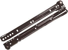 Направляющие BOYARD DS 01BL.2/300 роликовые неполного выдвижения 35х300 мм