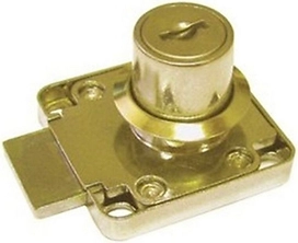 Замок мебельный BOYARD Z148 золото 39х48 мм