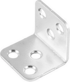 Мебельный уголок монтажный Tech-KREP оцинкованная сталь серебряный 40х40х40 мм
