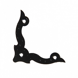 Мебельный уголок монтажный Tech-KREP FRU-110 сталь черный 110x110x2 мм