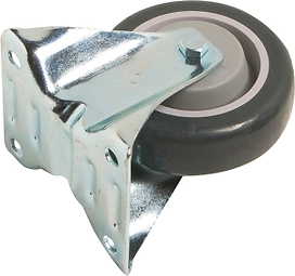 Мебельный ролик 395554 неповоротный 150 кг 100 мм