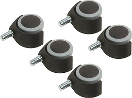 Колеса для офисного стула LUX-TOOLS 50 мм 5 шт