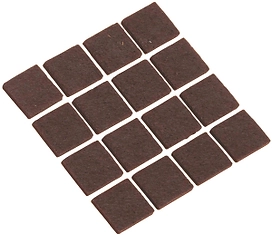 Мебельный подпятник 485171 войлочный 22х22 мм 16 шт