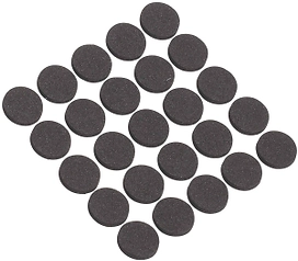 Мебельный подпятник 485189 резиновый 15 мм 25 шт