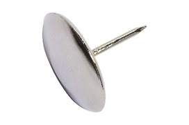 Мебельный подпятник 485248 нержавеющая сталь 28 мм 16 шт