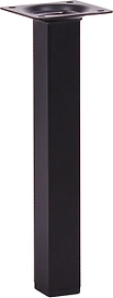 Мебельная ножка Larvij металлическая черная 20 см