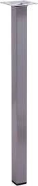 Мебельная ножка Larvij стальная серебряная 40 см