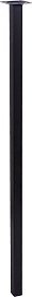 Мебельная ножка Larvij стальная черная 80 см