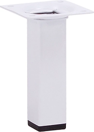 Мебельная ножка Larvij сталь белый 100 мм