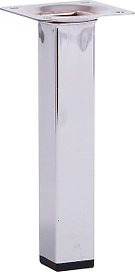 Мебельная ножка Larvij сталь хром 150 мм