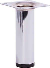 Мебельная ножка Larvij сталь хром 100 мм