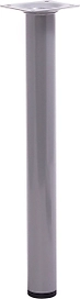Мебельная ножка Larvij сталь серебро 300 мм