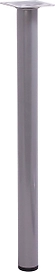 Мебельная ножка Larvij сталь серебро 400 мм