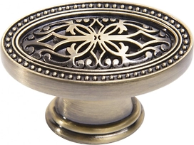 Мебельная ручка-кнопка BOYARD Романтичный прованс RC415BAB.5 старинная бронза