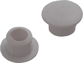 Мебельная заглушка Tech-KREP пластиковая светло-серая 14 мм 30 шт
