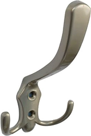 Крючок мебельный JET 585 трехрожковый замак матовый никель