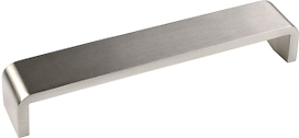 Мебельная ручка-скоба JET 158  брашированный никель 160 мм