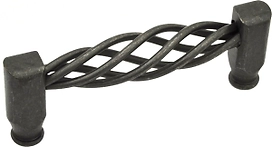 Мебельная ручка-скоба JET 188 состаренное серебро 96 мм