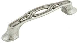 Мебельная ручка - скоба BOYARD черненый старинный цинк 96 мм