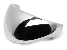 Мебельная ручка - скоба Boyard хром полированный серебряный 32 мм