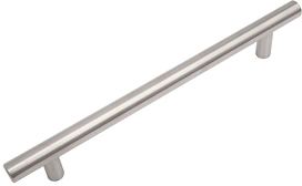 Мебельная ручка - рейлинг BOYARD AGENT нержавеющая сталь 96 мм