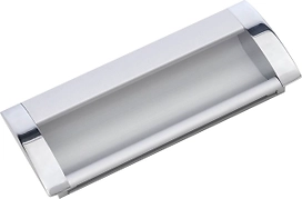 Мебельная ручка - скоба BOYARD сатиновый хром 96 мм