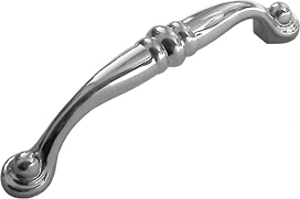 Мебельная ручка - скоба BOYARD BARSA хром полированный  96 мм