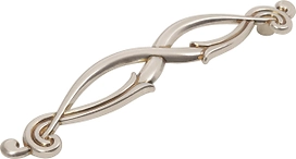 Мебельная ручка - скоба BOYARD INFINI старинный серебряный 128 мм