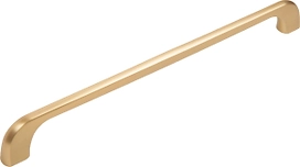 Мебельная ручка-скоба BOYARD JETLINE сатинированный золотой 320 мм