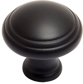 Мебельная ручка-кнопка BOYARD UNICA матовый черный