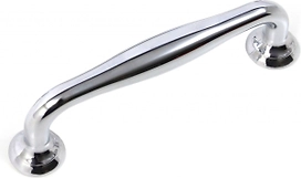 Мебельная ручка-скоба BOYARD URSULA хром полированный 96 мм