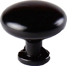 Мебельная ручка-кнопка Larvij L4.KNOB05BL черный