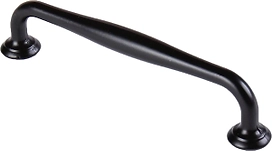 Мебельная ручка-скоба Larvij цинк черный 128 мм