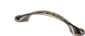 Мебельная ручка-скоба Larvij L4.012.96AB Афины античная бронза 96 мм